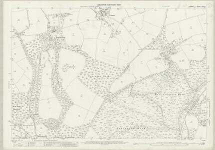 Cornwall XXVI.9 (includes: Egloshayle; Helland; St Mabyn) - 25 Inch Map
