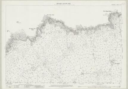 Cornwall LXI.10 (includes: St Ives; Towednack; Zennor) - 25 Inch Map