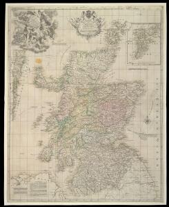 A New and Correct Mercator Map of Northern Britain [or Scotland]
