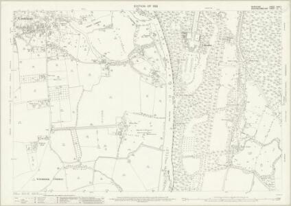 Berkshire XXIV.7 (includes: Burnham; Cookham; Hedsor; Maidenhead; Taplow) - 25 Inch Map