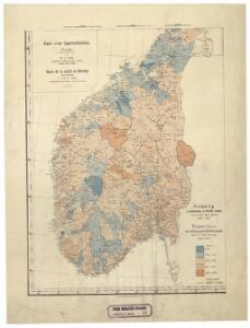 Spesielle kart 79: Kart over legemshöiden i Norge (sydl.del)