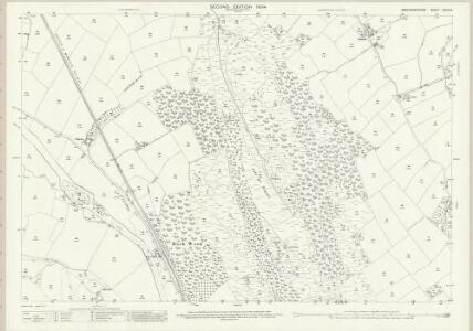 Brecknockshire XXXIV.8 (includes: Cathedin; Llanfeugan; Llangasty Tal Y Llyn; Llansanffraid) - 25 Inch Map