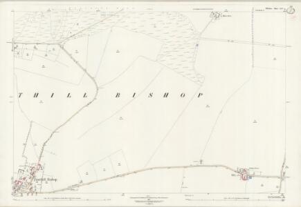 Wiltshire LXIV.3 (includes: Chilmark; Fonthill Bishop) - 25 Inch Map