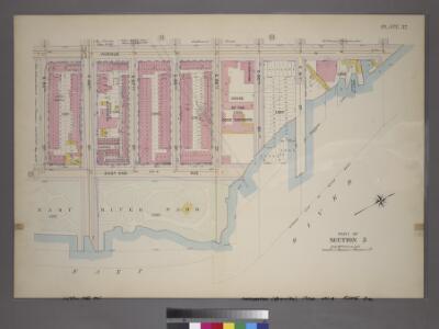 Plate 32, Part of Section 5: [Bounded by (East River Park) East End Avenue, E. 85th Street, Avenue A, E. 83rd Street and (East River) E. 89th Street.]