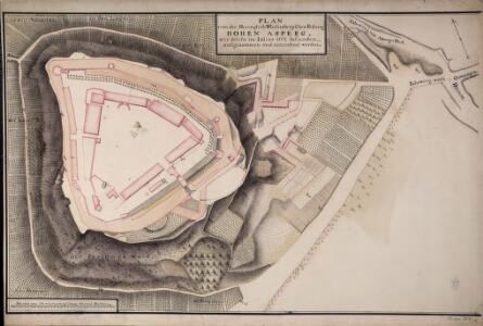 Plan von der Herzoglich Würtembergischen Festung Hohen Asperg wie solche im Iulius 1777. befunden, aufgenommen und verzeichnet worden