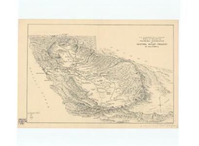 Panoramic perspective of Central Valley Project of California