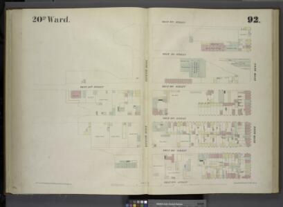 [Plate 92: Map bounded by West 32nd Street, Tenth Avenue, West 27th Street, Eleventh Avenue.]