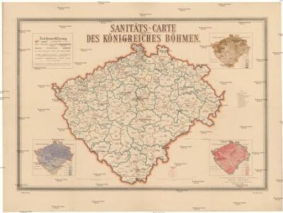 Sanitäts-Carte des Königreiches Böhmen