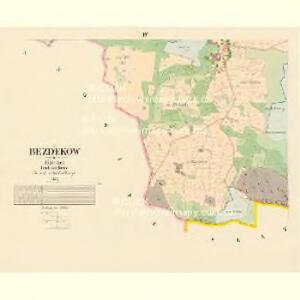 Bezdiekow - c0143-1-003 - Kaiserpflichtexemplar der Landkarten des stabilen Katasters