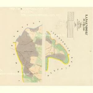 Langendorf (Dlauha-Wes) - c1137-1-001 - Kaiserpflichtexemplar der Landkarten des stabilen Katasters