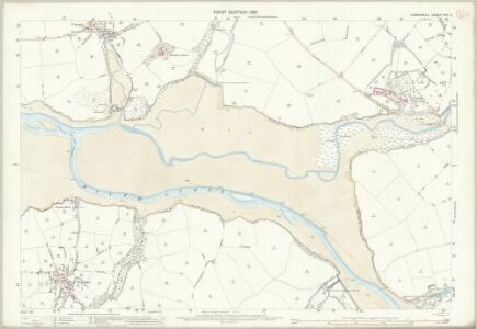 Cornwall XXV.2 (includes: Egloshayle; St Breock; St Kew; St Minver Highlands; Wadebridge) - 25 Inch Map