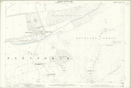 Hampshire and Isle of Wight LXX.4 (includes: Ellingham; Harbridge and Ibsley) - 25 Inch Map