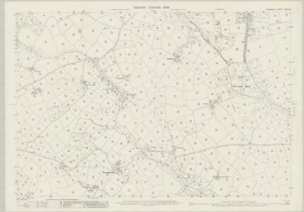 Cornwall LXXIII.16 (includes: Paul; Sancreed; St Buryan) - 25 Inch Map