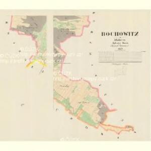 Bochowitz - m0150-1-003 - Kaiserpflichtexemplar der Landkarten des stabilen Katasters