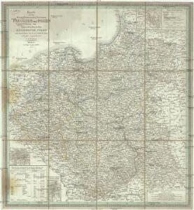Karte von den Königl. Preussischen Provinzen Preussen und Posen nebst dem Kaiserlich Russischen Königreiche Polen und dem Gebiete der freien Stadt Krakau