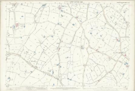 Worcestershire X.16 (includes: Alvechurch; Birmingham; Wythall) - 25 Inch Map