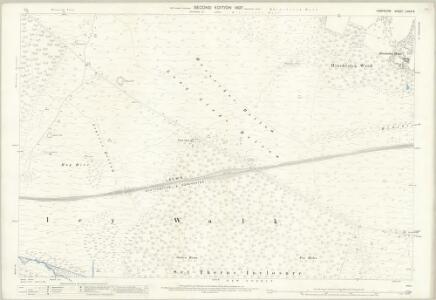 Hampshire and Isle of Wight LXXIX.8 (includes: Boldre; Brockenhurst; Rhinefield; Sway) - 25 Inch Map
