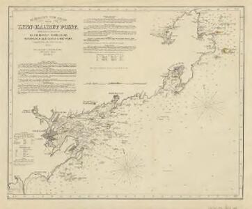 Eldridge's new chart from Lynn to Halibut Point : with the harbors of Salem, Beverly, Marblehead, Manchester, Gloucester & Rockport, compiled from the latest surveys