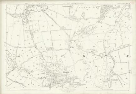 Wiltshire XXVI.10 (includes: Lacock; Pewsham) - 25 Inch Map