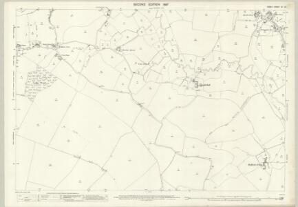 Essex (1st Ed/Rev 1862-96) XV.12 (includes: Finchingfield; Great Bardfield; Shalford; Wethersfield) - 25 Inch Map