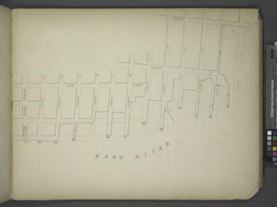 [Map bounded by Lewis Street, Avenue D, Avenue C,     14th St, Pier - Line 63-73, Houston Street; Including Williamsburgh Ferry, 3rd   St, 4th St, 5th St, 6th St, 7th St, 8th St, 9th St, 10th St, Green Point Ferry,  11th St, 12th St, 13th St]