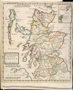 Scotland divided into its Shires / by H. Moll.