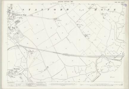 Essex (1st Ed/Rev 1862-96) LXXXIV.3 (includes: Thurrock) - 25 Inch Map