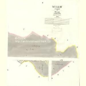 Welkau (Welcy) - c8351-1-002 - Kaiserpflichtexemplar der Landkarten des stabilen Katasters