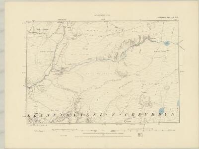 Cardiganshire XII.SE - OS Six-Inch Map