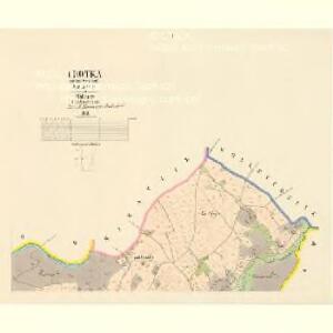 Lhotka - c3960-1-001 - Kaiserpflichtexemplar der Landkarten des stabilen Katasters