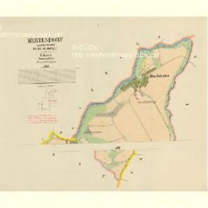 Mertendorf - c4551-1-001 - Kaiserpflichtexemplar der Landkarten des stabilen Katasters