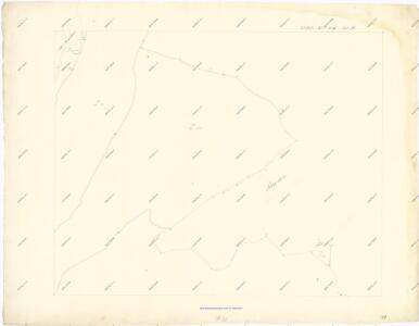 Kopie katastrální mapy obce Třeboc z roku 1841, list XII 1