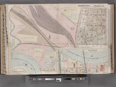 Jersey City, V. 1, Double Page Plate No. 31 [Map bounded by Thorne St., Hudson Blvd., Hackensack River, Pen Horn Creek] / compiled under the direction of and published by G.M. Hopkins Co.