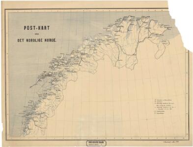 Spesielle kart 7: Postkart over det nordlige Norge
