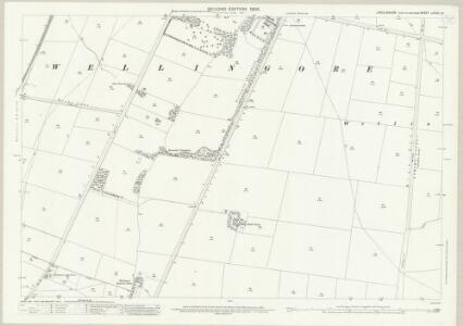 Lincolnshire LXXXVI.15 (includes: Temple Bruer with Temple High Grange; Welbourn; Wellingore) - 25 Inch Map