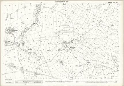 Derbyshire XXII.4 (includes: Blackwell; Taddington) - 25 Inch Map