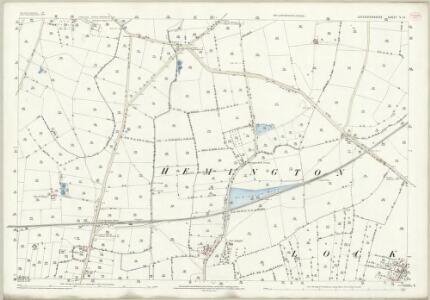 Leicestershire V.13 (includes: Castle Donington; Lockington Hemington) - 25 Inch Map
