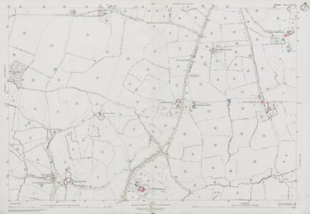 Wiltshire LXIII.16 (includes: East Knoyle; Sedgehill; West Tisbury) - 25 Inch Map