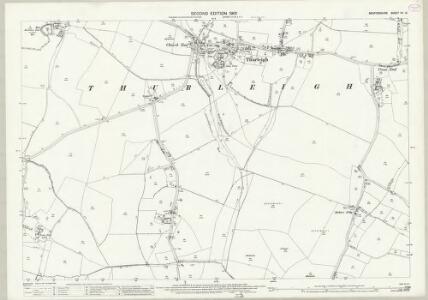 Bedfordshire VII.12 (includes: Thurleigh) - 25 Inch Map