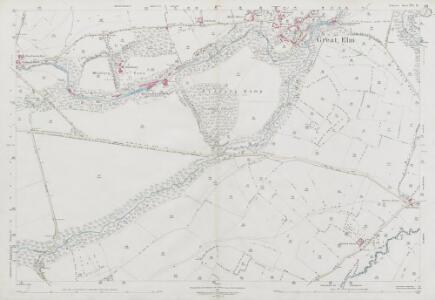 Somerset XXX.13 (includes: Elm; Mells; Selwood; Whatley) - 25 Inch Map