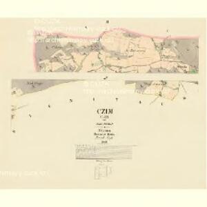 Czim (Čjm) - c1020-1-002 - Kaiserpflichtexemplar der Landkarten des stabilen Katasters