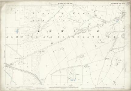 Northumberland (Old Series) XXXI.16 (includes: Alnwick; Denwick) - 25 Inch Map