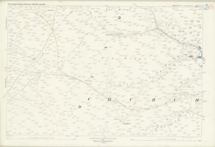 Shropshire LV.8 (includes: Church Stretton; Ratlinghope; Wentnor) - 25 Inch Map