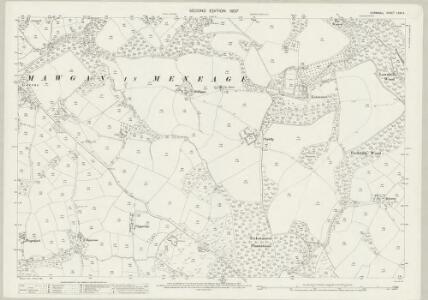 Cornwall LXXX.4 (includes: Mawgan in Meneage; St Martin in Meneage) - 25 Inch Map