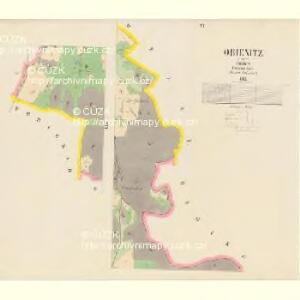 Obienitz - c5340-1-005 - Kaiserpflichtexemplar der Landkarten des stabilen Katasters
