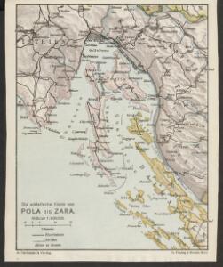 Die adriatische Küste von Pola bis Zara