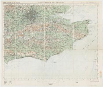 Sheet 12 England, South East & London, uit: Maps of England & Wales : scale 4 miles to 1 inch / Ordnance Survey
