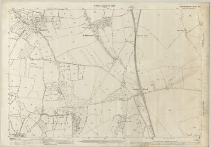 Worcestershire XLI.1 (includes: Kempsey; Norton Juxta Kempsey; Pershore; Stoulton) - 25 Inch Map