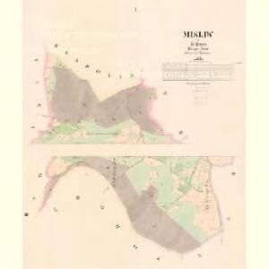 Misliw - c4919-1-001 - Kaiserpflichtexemplar der Landkarten des stabilen Katasters