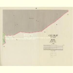 Czenkau (Čenkow) - c0845-1-006 - Kaiserpflichtexemplar der Landkarten des stabilen Katasters